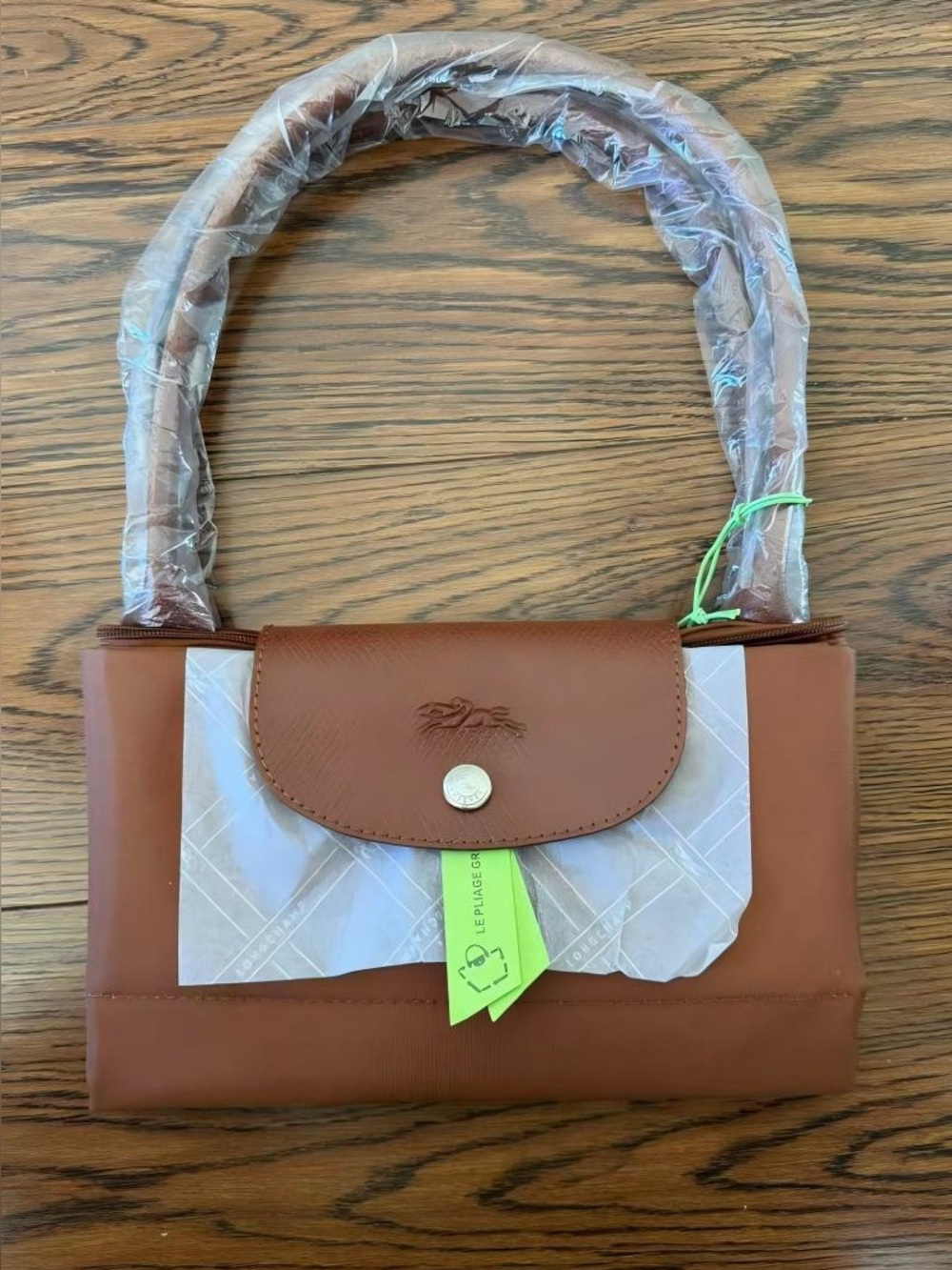Cognac LongChamp  Medium Tote Bag